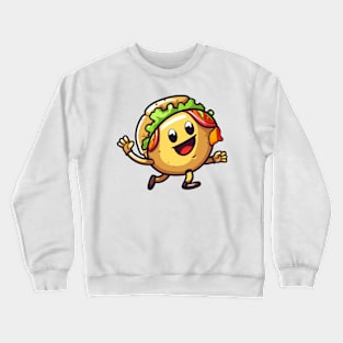 kawaii Taco cehees T-Shirt cute potatofood funny Crewneck Sweatshirt